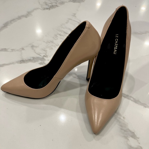 Nude beige le chateau pumps - Picture 1 of 5